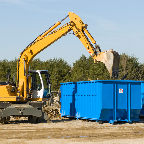 are there any restrictions on where a residential dumpster can be placed in East Otto New York